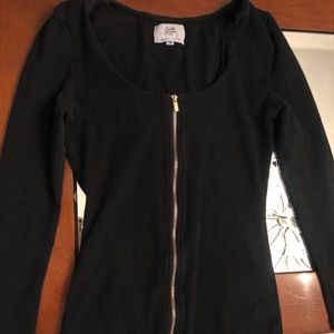 Sixth sense (European brand) ribbed zip dress S